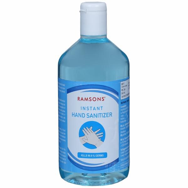 Ramsons Instant Hand Sanitizer Liquid 500ml + Gel 100 Combo Offer